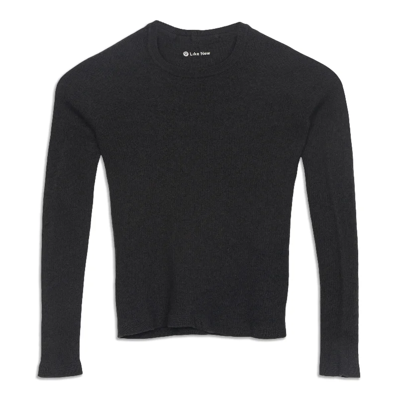 Merino Wool Long Sleeve Light Sweater - Resale