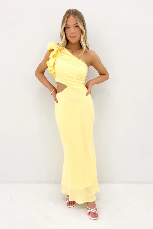 Knox Midi Dress Yellow