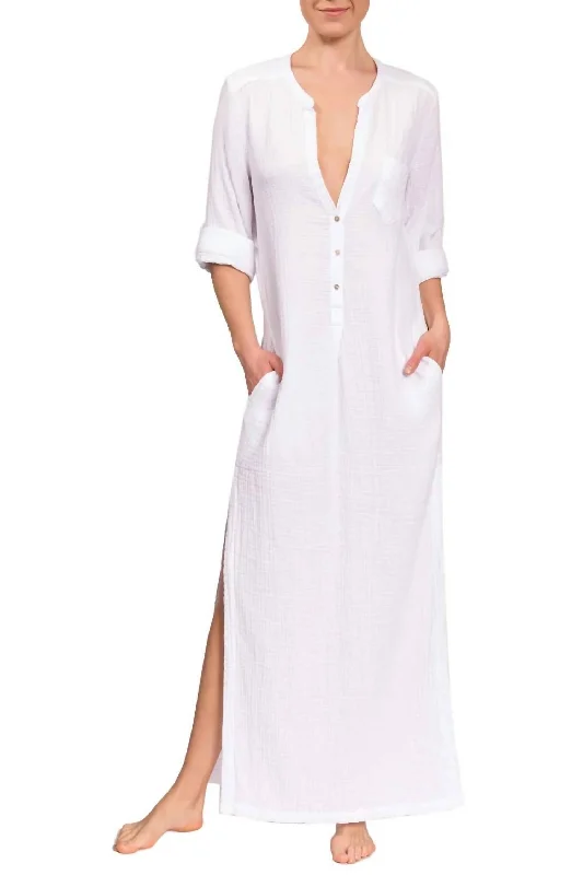 Tracey Caftan In White