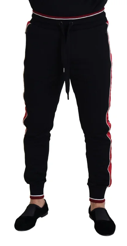 Dolce & Gabbana Elegant  Jogging Sweatpants with  Men's Detail