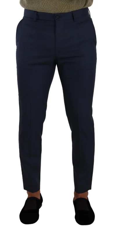 Dolce & Gabbana Elegant   Slim-Fit Dress Men's Pants