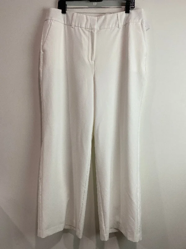 Pants Dress By Lane Bryant In White, Size: 16