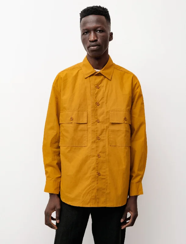 Big Shirt British Waxed Cotton Yellow