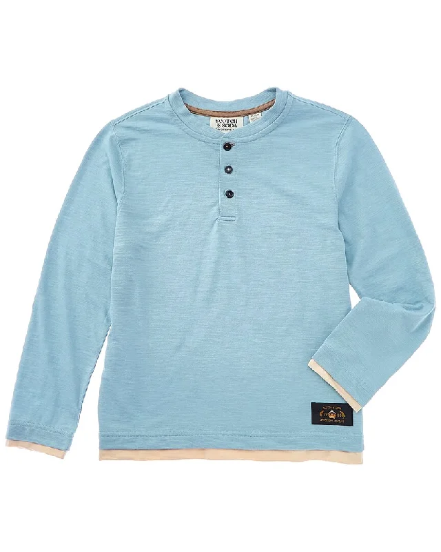 Scotch & Soda Slub Jersey Henley